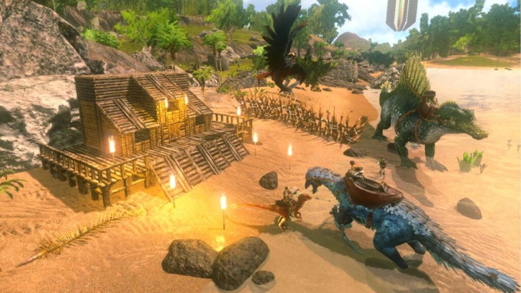 ARK: Survival Evolved screenshot for our best Android Survival games feature.