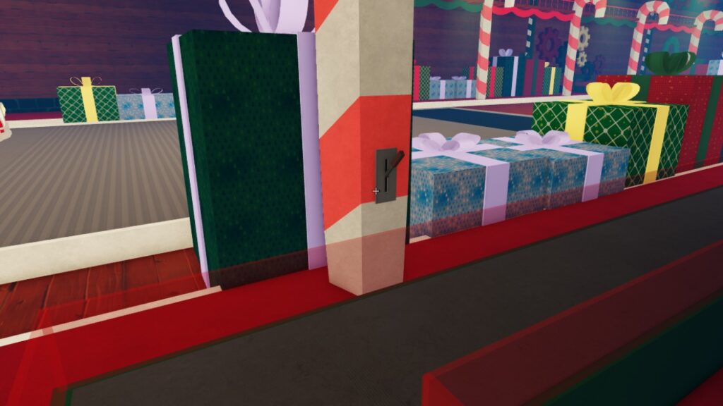 Рычаг на фабрике Щелкунчика.