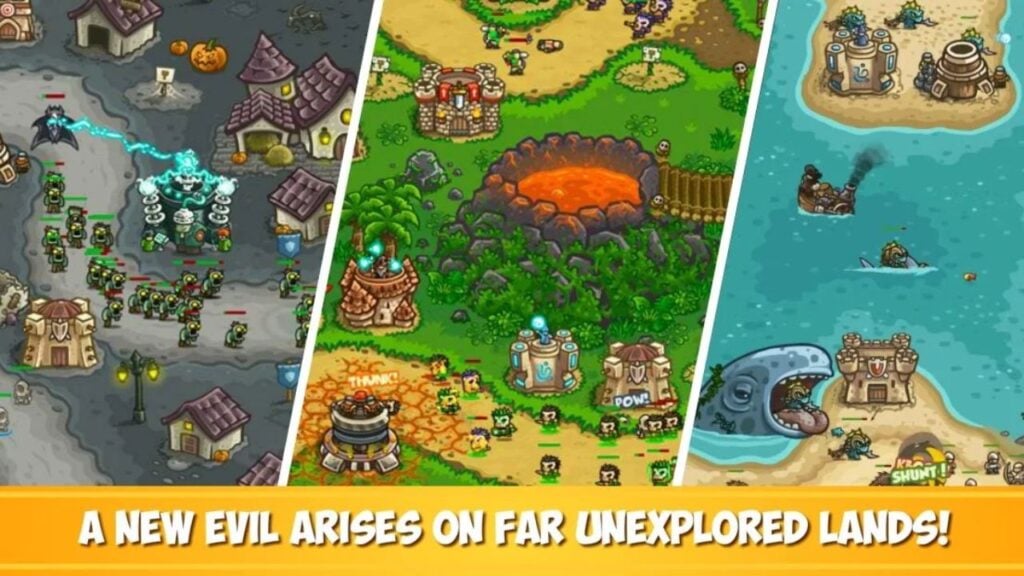 Kingdom Rush Frontiers screenshot for our best Android tower defense games feature.